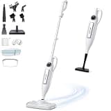 OVANZA 10-in-1 Steam Mop, Powerful Handheld Steam Cleaner for Home with 23FT Cord, Removable Water Tank, 266℉Deep Cleaning, 2 Steam Modes, Multi Purpose Steam Mop for Hardwood Floor, Laminate, Carpet