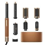 DREAME AirStyle Pro 7-in-1 Hair Styler & High Speed Dryer | Snap-on Attachments for Curling, Smoothing, Volumizing | Fast Drying, Frizz Control, Cool Shot | Luxury Leather Package, 120V Voltage