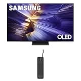Samsung 83-Inch Class OLED S90F 4K Smart TV NQ4 AI Gen3 Processor, 4K AI Upscaling Pro, OLED HDR + Bundle with an AudioQuest G8 8-Outlet USB-A/USB-C AC Power Surge Protector (2025)
