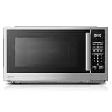 TOSHIBA ML4-EM22PAIT(SS) Countertop Microwave Oven with Sensor Cook, 6 Auto Menus, Origin Inverter, Child Lock, 2.2 Cu Ft for Large Family, 16.5 Inch Removable Turntable, 1200W, Stainless Steel