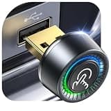 PTGTO Wireless CarPlay & Android Auto Adapter, Fast Auto Connect, No Lag, Easy Device Switching for Shared Cars, Plug & Play, Compact 2-in-1 Design, 5GHz WiFi, Compatible with iPhone & Android