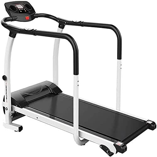 RJYYYDS Electric Folding Treadmill for Home Folding Treadmill for Home 3 Levels of Inclination Can Be Adjusted Aerobic Fitness for The Elderly Extra Long Handle