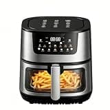 15l Large Air Fryer Oven, Airfryer Toaster Oven Combo, View Window,Adjustable Time & Temp, For Fro-zen Food & Reheating Digital