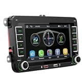 7 Inch Car Stereo Wireless Carplay Android Auto for VW Passat Jetta Tiguan Golf MK5 MK6 T5 EOS Polo, Rimoody Car Radio Touchscreen GPS Navigation Bluetooth FM SWC Backup Camera