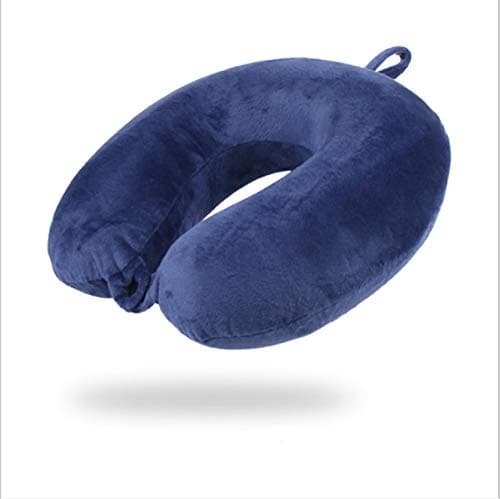 INSN Travel Pillow Memory Foam U-Shaped Neck Pillow,Foam Travel Pillow for Neck and Chin Support,for Traveling on Airplane, Bus,Train Or at Home