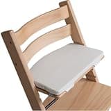 COZYKIDS Tripp Trapp Compatible Baby Cushion | Waterproof High Chair Cushion | Soft Foam Padding (Cream Ivory, Basic)