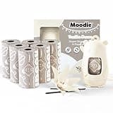 Moodie Disposable Diaper Bags Dispenser COMBO PACK | 105 VANILLA SCENTED Baby Poop Bags TOTAL | Dirty Diaper Trash Bags | Diaper Bags Disposable (VANILLA DREAM)