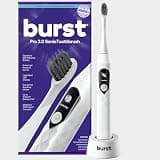 Burst Pro 2.0 Sonic Toothbrush for Adults (White) | Electric Toothbrush with Smart Pressure Sensor | Soft Bristles | 5 Modes/Refined Scoring System | USB-C Charging | Magnetic Wall Mount