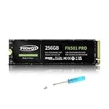 Fikwot FN501 Pro 256GB NVMe SSD - M.2 2280 PCIe Gen3 x4 Internal Solid State Drive with Graphene Cooling Sticker, Up to 3,000MB/s, SLC Cache 3D NAND TLC, Compatible with Laptop & PC Desktop