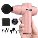 AERLANG Mini Massage Gun-Pink,Muscle Deep Tissue Massager Gun, Handheld Percussion Massager, Portable Quiet Massage Gun Valentines Day Gifts for Her Motehr Day Gifts for Women Men Her