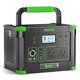 EBL Portable Power Station 1000W Solar Generator 999Wh Fast Charging Backup Battery with 10W Wireless Charging & Multiple Ports for Camping, Home Backup, RV & Off-Grid