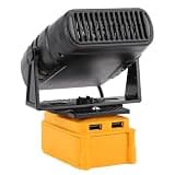 MAVIS LAVEN Portable Space Heater, 200W Battery Powered Space Heater Fan, for Li Ion Battery DCB201 DCB203 DCB204 DCB206 DCB208