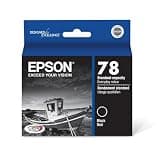 Epson T078120-S Claria Hi-Definition 78 Standard-Capacity Inkjet Cartridge -Black