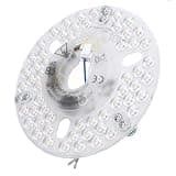 YUEHISY Ceiling Fan LED Light Replacement, 5 inch 18W Ceiling Fan Light with Memory Function, Magnetic Replacement Panel,