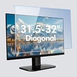 BSPROTE 31.5-32 Inch Blue Light Filter for Computer Monitor, TV Computer Screen Blue Light Blocker Panel (28.5''x17.1''), Eye Protection Anti-Scratch HD Not Anti-Glare