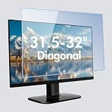 BSPROTE 31.5-32 Inch Blue Light Filter for Computer Monitor, TV Computer Screen Blue Light Blocker Panel (28.5''x17.1''), Eye Protection Anti-Scratch HD Not Anti-Glare