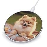 Short-haired Pomeranian Wireless Charger, Fast Charging Pad