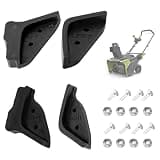Single Stage Snow Blower Protective Slide Skid Shoes Kit Replacement for Ego 21" SNT2100, SNT2101, SNT2102, SNT2112, SNT2114, SNT2102, SNT2110 Snow Blower- Raise the Snow Blower Height to Reduce Wear
