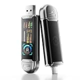 MOVE SPEED 256GB USB Drive with Smart Display 1090MB/s USB 3.2 Gen2 and Type C SSD Memory Stick for ProRes 4K Video iPhone 17/16/15, Android Phone, Windows, Mac, Tablet