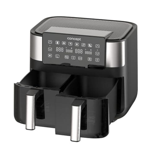 Air Fryer Concept FR8000 Black Silver 2850 W 8 L - Brand: Concept - EAN: 8595631069110