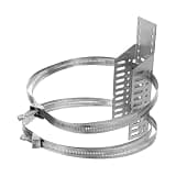 Artibetter 1 Set Stainless Steel Expansion Tank Wall Mount Bracket, Adjustable Two-Strap Holder for Water Heater, Boiler, Thermal Expansion Vessel