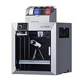 QIDI Max4 Combo 3D Printer, 390×390×340mm Large Build Volume, 65℃ Heated Chamber FDM 3D Printers, Max 800mm/s High Speed, Supports Up to 16-Colors/Multi Materials with QIDI BOX, Auto Bed Leveling