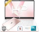 HP 14" Rose Gold Laptop with Copilot AI • Intel 4-Core N150 Processor • 4GB RAM • 128GB SSD + 1TB OneDrive • Microsoft 365 • Windows 11 • Lightweight & Portable Laptop