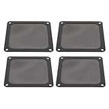 GOTOTOP 120mm Computer Fan Filter Grill, Ultra Fine Magnetic Frame PC Fan Dust Mesh for Computer Cooler, 4 Pack (Black)