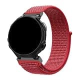 FVBBVCKAA Nylon Loop Watchband Fit For Garmin Forerunner 735XT Wristband Watch Band For Forerunner 735 220 230 235 620 630 Bracelet Strap(Red)