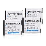 NVVSHND CNP-130 Battery, Compatible for CASIO EX-10 100 H30 H35 ZR2000 ZR3600 ZR3500 ZR3700 ZR5500 ZR400 Camera
