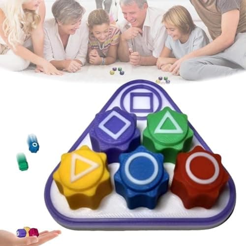 Korean Gong Gi Game, Gong Gi Game, Gong Gi Stone Game, Korean Gongi Game, Folk Gongi Squid Game, Wooden Base Gongi Game, Korean Throwing Game (1pc*Gong Gi Game)