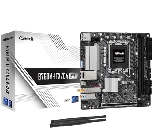 ASRock B760M-ITX/D4 WiFi Supports 13th Gen & 12th Gen Intel® Core™ Processors (LGA1700)