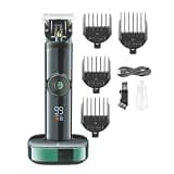DAXXIN Hair Cutting Tool, Professional Hair Trimmer Cordless Hair Cutting Machine Electric LED Display Rechargeable Trimmer for Men
