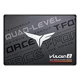 TEAMGROUP T-Force Vulcan Z 4TB SLC Cache 3D NAND QLC 2.5 Inch SATA III Internal Solid State Drive SSD (R/W Speed up to 550/470 MB/s) T253TY004T0C101