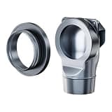 VOXWELLY 90 Degree Magnetic Dryer Vent Coupling, 4-Inch Connector