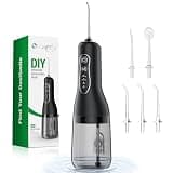 OasiSmile L5 Water Flosser for Teeth, Cordless Oral Irrigator for Braces, Sensitive Gums & Dental Care, DIY Adjustable Pressure, 4 Modes & 5 Jet Tips, 40-Day Battery Water Dental Pick for Home Travel