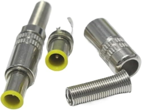 AICNRUT 1pcs 6.5x4.4mm DC Power with Tip .5mm Male Cable Connector Compatible with Display
