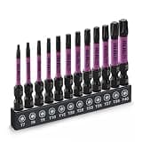TGFTGF 13PCS 2in Torx Bit Set T7-T40