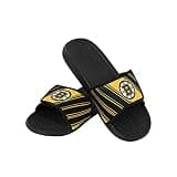 FOCO NHL Boston Bruins Men's Legacy Sport Slide Slippers, Medium, Team Color
