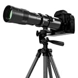 BENOISON Telephoto Lens EF Lens for Canon, 420-800mm for Canon DSLR, Manual Focus MF Zoom Lens for Canon EOS Rebel SL3 SL2 SL1 T8i T7i T7 T6 4000D 1500D 90D 80D 77D 70D 60D 7D 6D 5D 1D DSLR