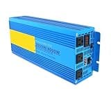 AC100V 110V Inverter 6000W Pure Sine Wave Input DC12V/24V 60Hz Power Converter Outdoor Camping Off Grid(AC110V-120V-USA)