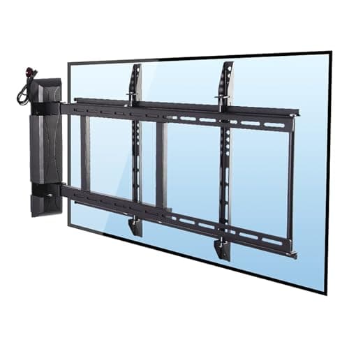 LWJQRSP Electric TV Stand with Remote Control Wall Mounted TV Rotation Bracket Smart Fixed Wall Mount for Most Flat Screen TVs,