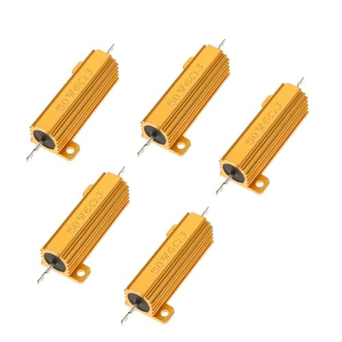 SOLUSTRE 5pcs Led Decoder Resistors for Turn Signal Lights High Stability Installation Fix Error Code Compatible Led Headlight Bulbs