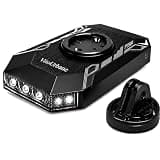 VitoUrbane Bike Headlight for Night & Daytime Riding - 600 Lumens Rechargeable Front Light Compatible with Garmin/Wahoo Bike Computers, USB-C, 4 Modes, Smart Auto Sleep/Wake for MTB & Ebike