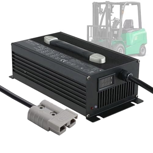 Forklift Battery Charger 36Volt 30Amp Forklift Chargers with Anderson Plug Lead Acid Battery Charger for Pallet Jack, Floor Scrubber, Golf cart Batteries Charge (A,120A)