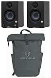 PreSonus Eris 3.5 2nd Gen Bundle: Pair 3.5 in 50-Watt Reference Studio Monitor Speakers, RPAK Charcoal Backpack with Padded Laptop Pocket, 2-Items
