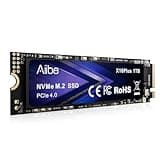 Aiibe 1TB NVMe M.2 SSD Internal Solid State Drive PCIe 4.0 M.2 2280 1TB SSD Read Speeds Up to 7450MB/s for Laptop, PC, Gaming, Video Editing, PS5