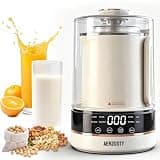 10 in 1 Nut Milk Maker Machine, 40oz/1.2L Soy Milk Maker with Auto Clean/24H Delay/Keep Warm/Boil Water, Almond Milk Maker for Homemade Oat, Juice, Milk Shakes, Plant Based Beverages