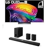 LG 65-Inch Class OLED evo C6 4K Smart TV (OLED65C6PUA, 2026) Bundle S95TR 9.1.5-Ch Soundbar, Dolby Atmos, Dolby Vision, Wow Orchestra, WOWCAST, Rear Speakers, Wireless Subwoofer