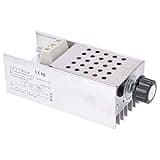 10000W 220V SCR AC Electronic Voltage Regulator Dimming Speed Regulation Thermostat with Shell for Home Appliances and Industrial Use Circuit Board Imported Chips (Domestic)